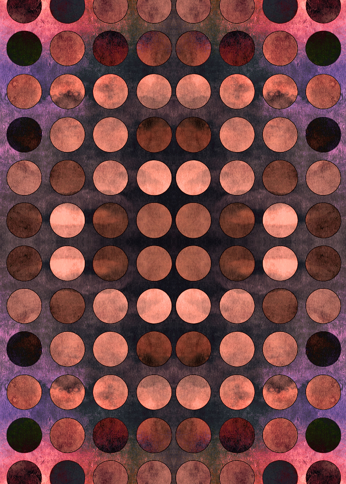MELANGE of BlueCoralRust-A