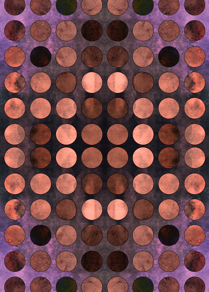 MELANGE of BlueCoralRust-B