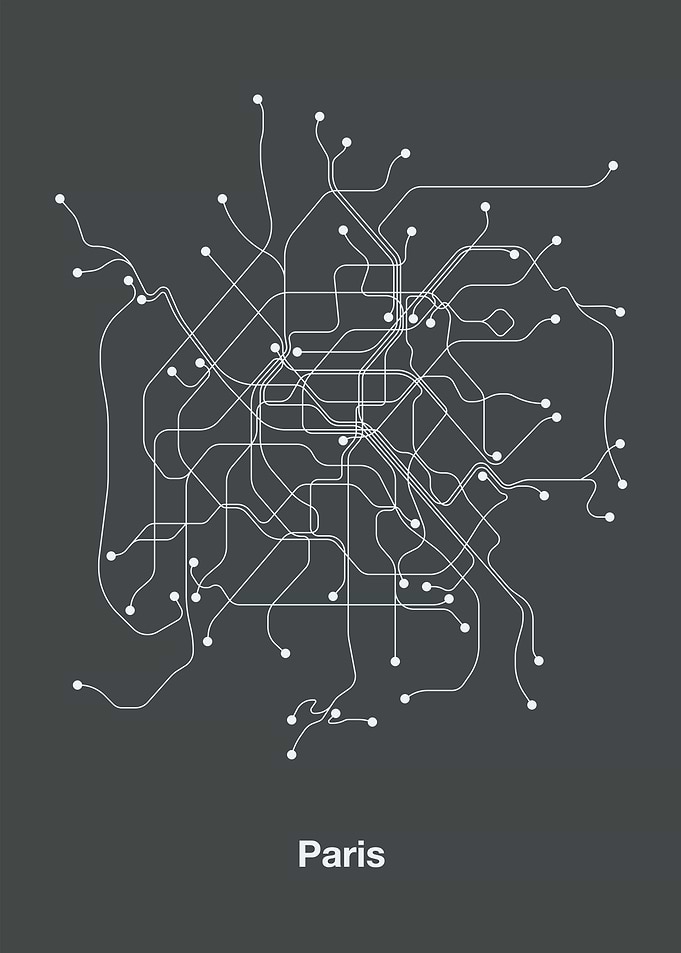 PARIS METRO MAP