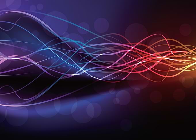 Multicolored waves