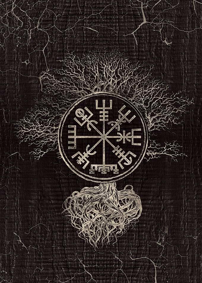 Vegvisir and Tree of life