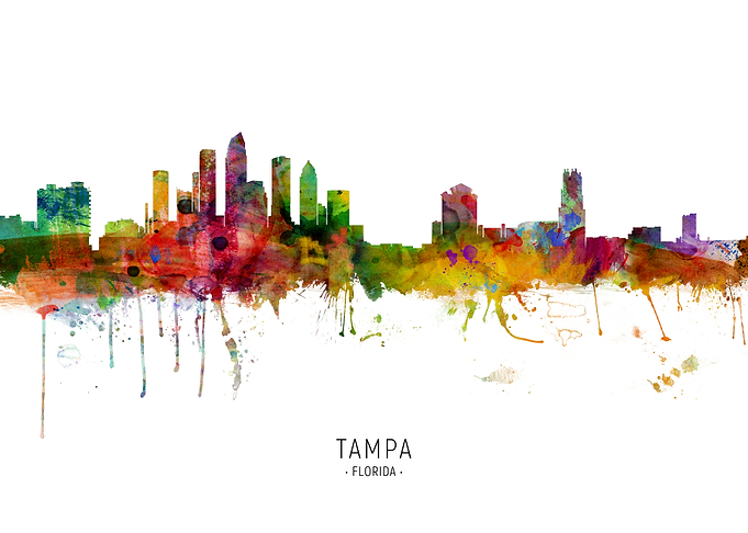 Tampa Florida Skyline