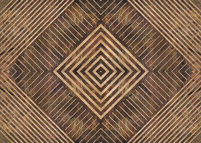 Geometric Wooden Pattern