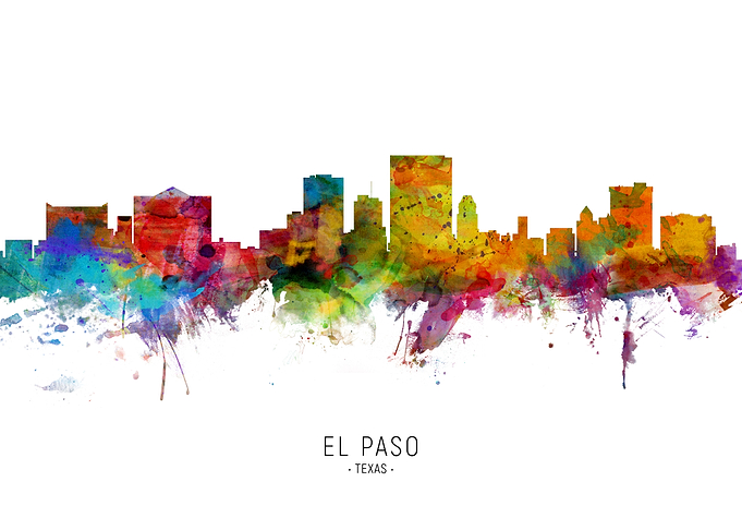 El Paso Texas Skyline