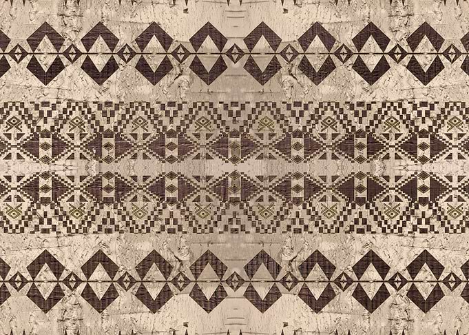 Geometric Wooden Pattern