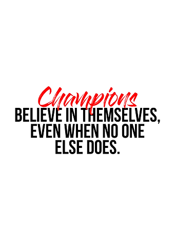 Believe In Yourself