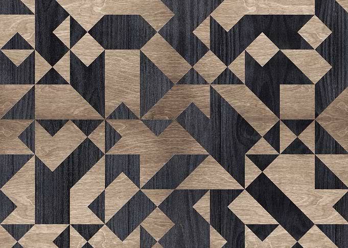 Geometric Wooden Pattern