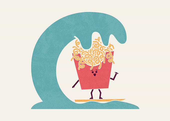 Curly Surfer