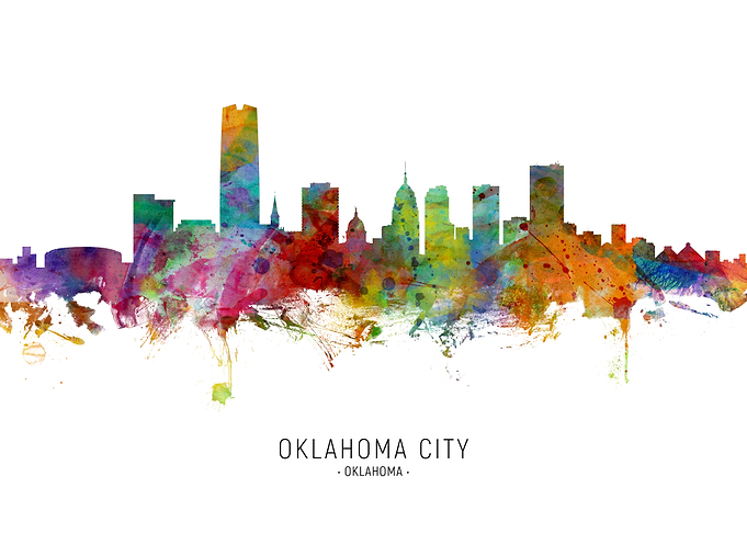 Oklahoma City Skyline