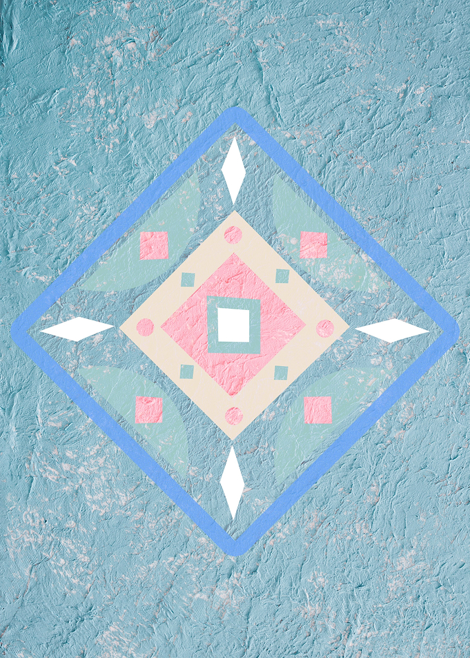Tile Style Blue