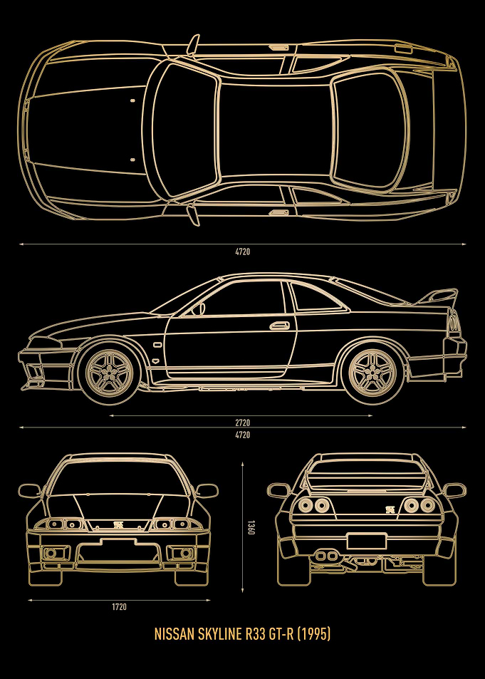 Nissan Skyline R33 GT R