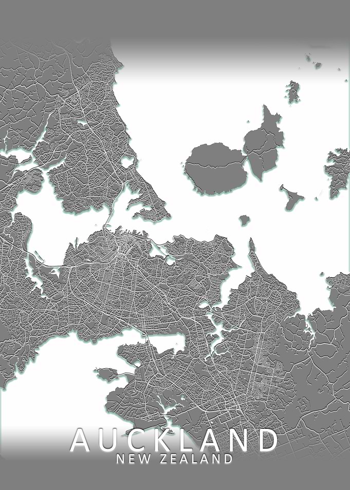 Auckland Grey City Map
