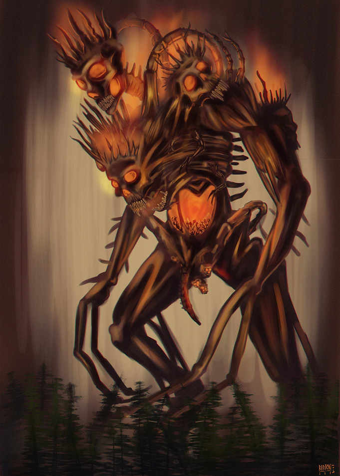 Skull demon