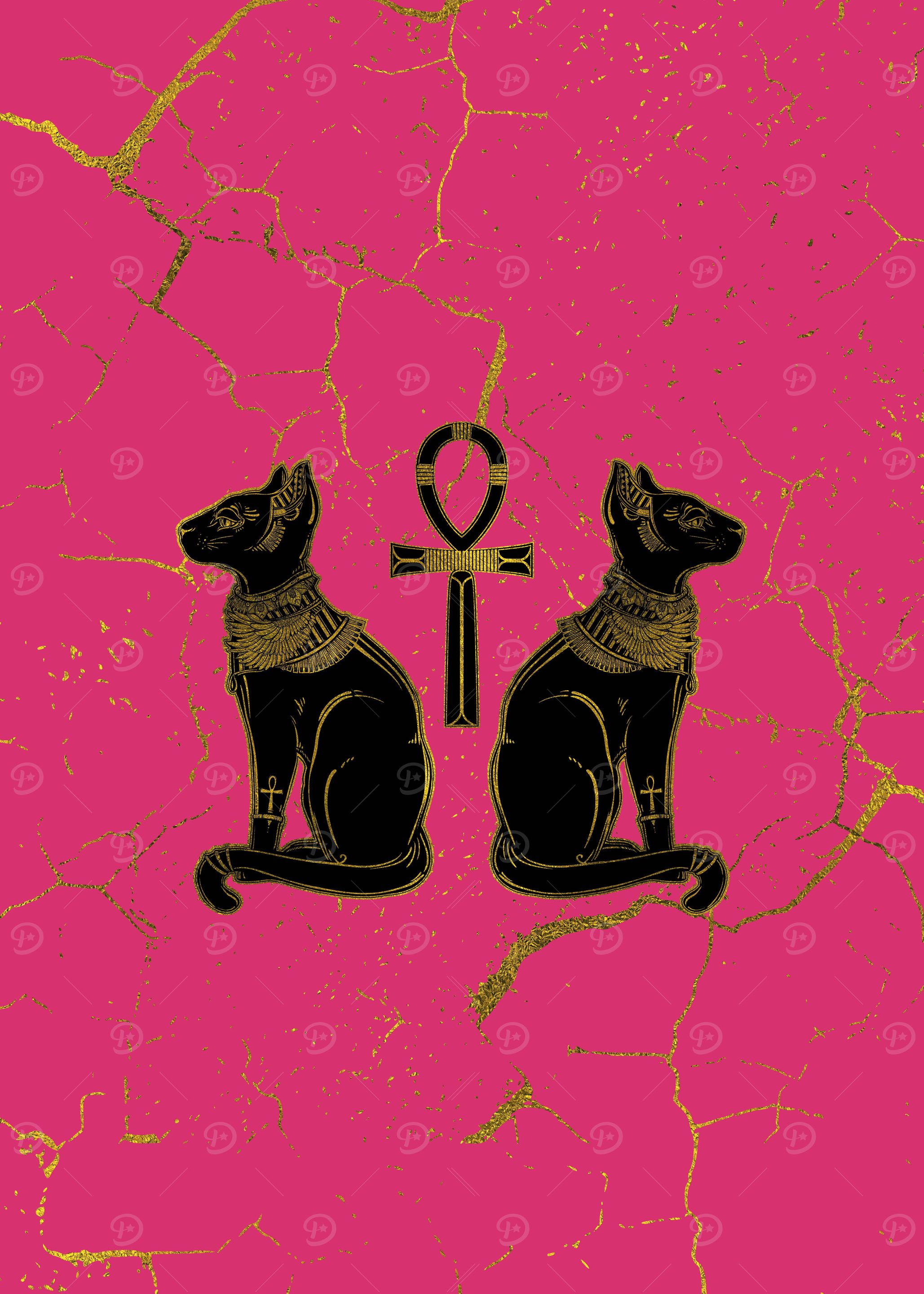 Egyptian Cats Ornament