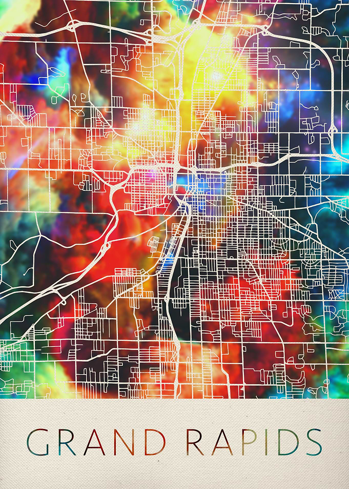 Grand Rapids City Map