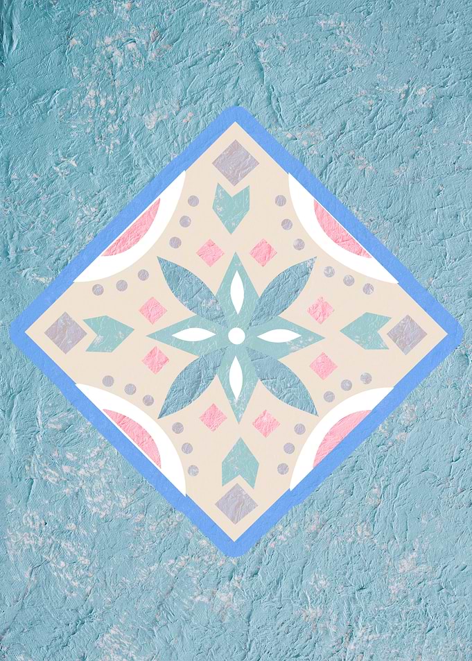 Tile Style Blue