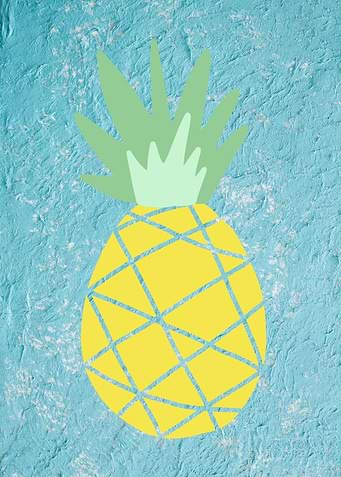 Tropical Blue Pineapple