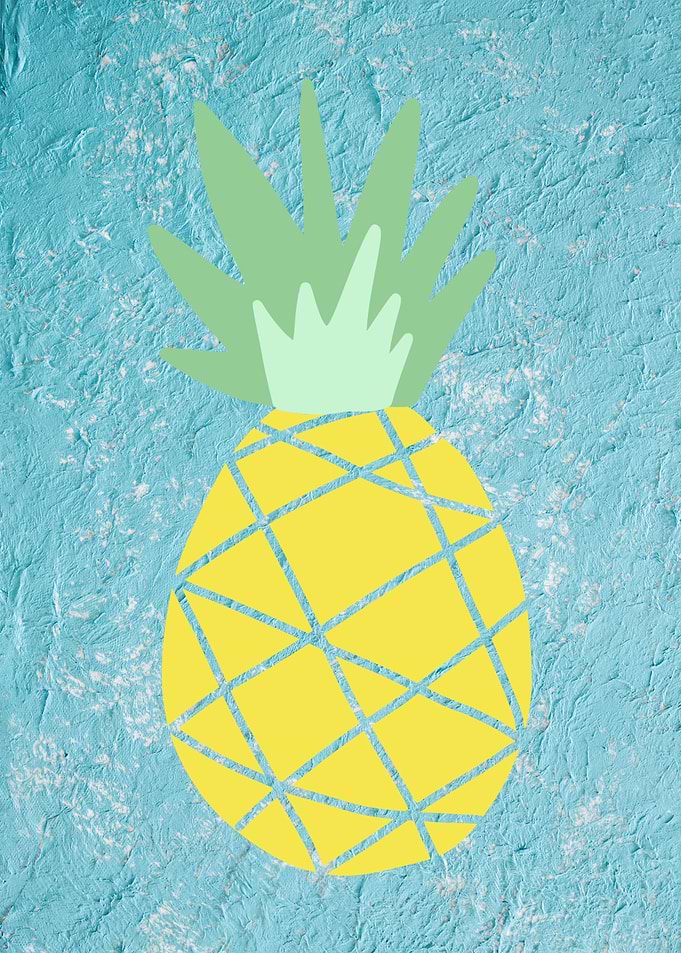 Tropical Blue Pineapple