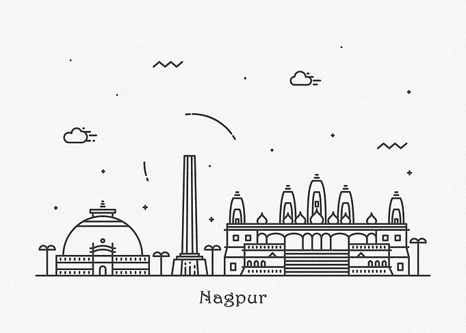 Nagpur City Skyline