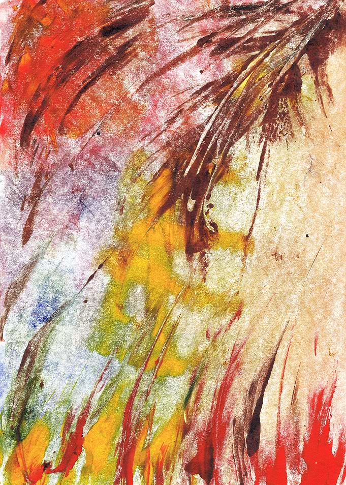 Burning forest