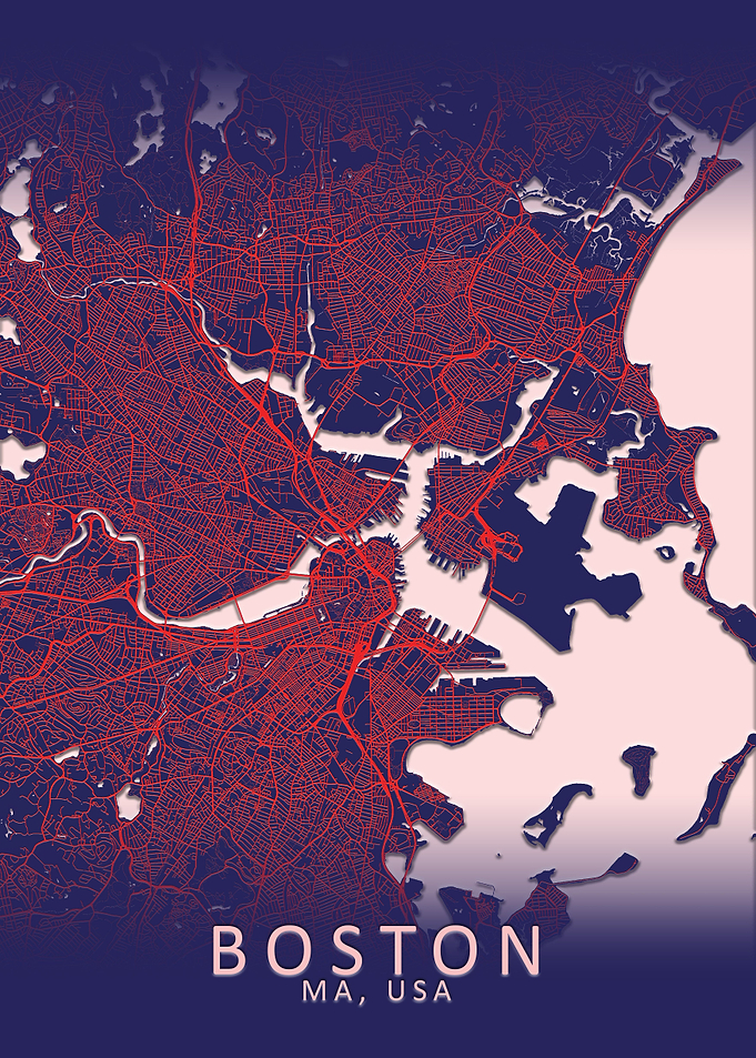 Boston Red Sox City Map
