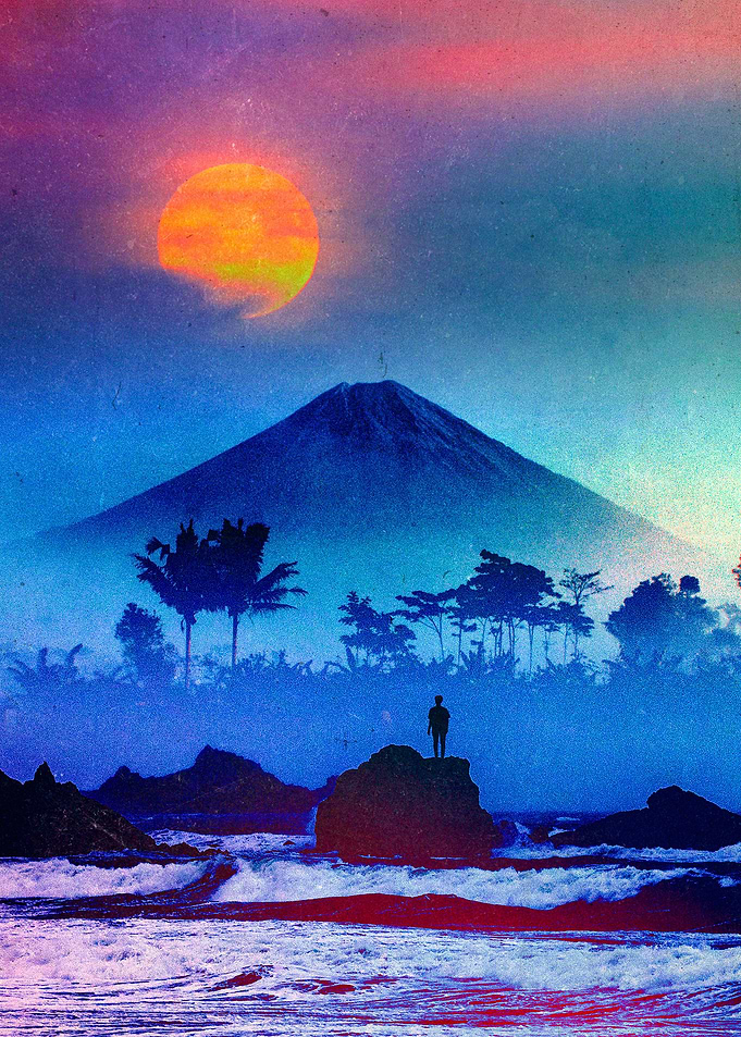 The Volcano And The Sunset