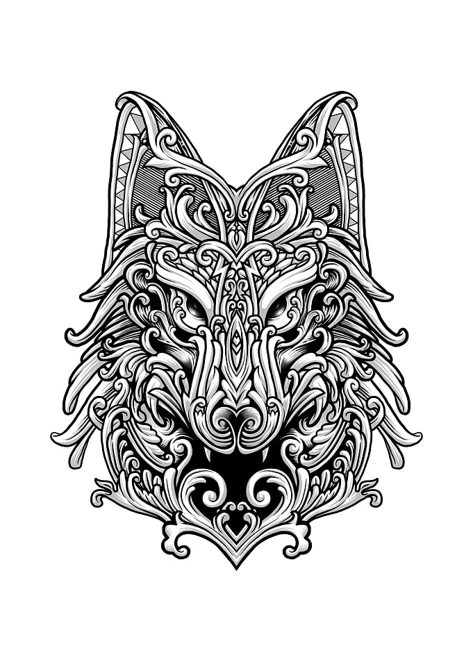 Wolf Ornate
