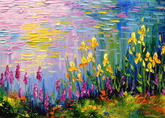 Flowers at the pond