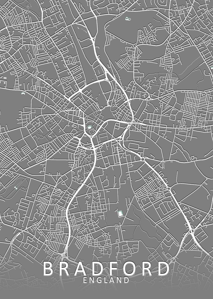 Bradford Grey City Map