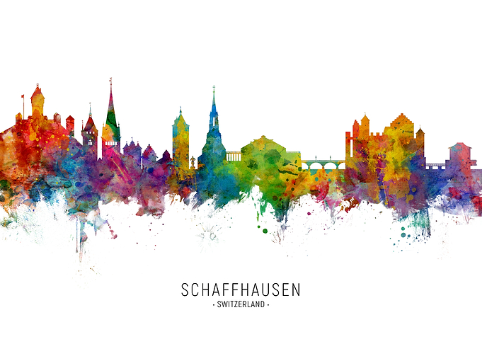 Schaffhausen Skyline