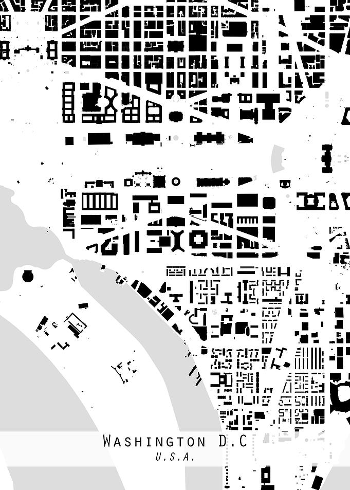 Washington DC city map
