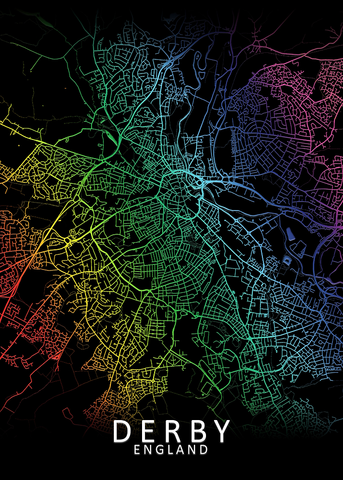 Derby Rainbow City Map