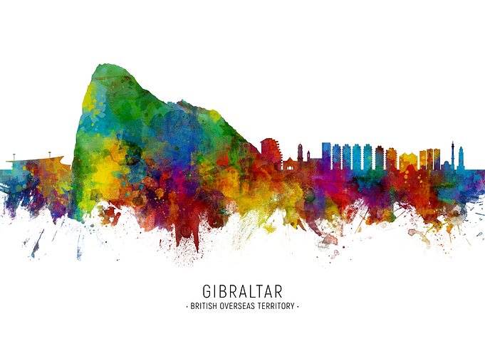 Gibraltar Skyline