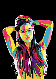 long haired sexy girl