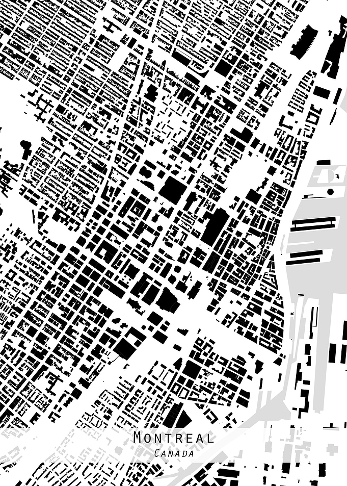 Montreal city map