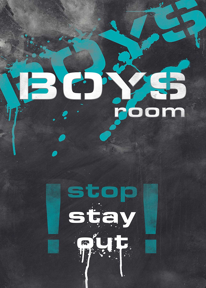BOYS ROOM turquoise
