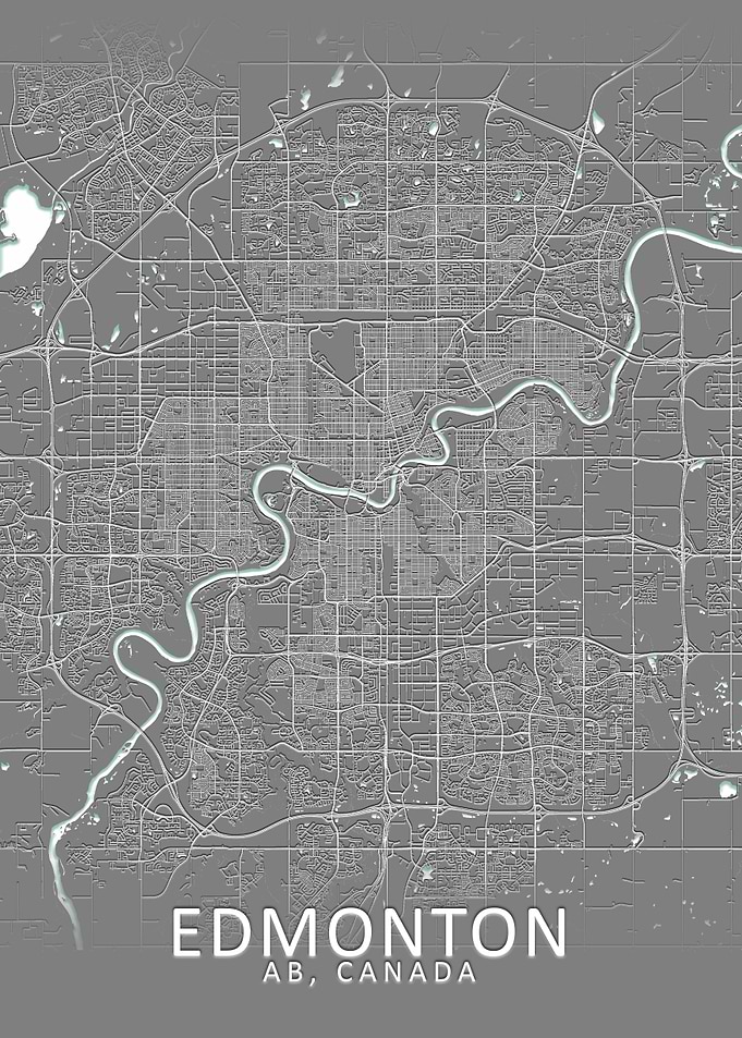Edmonton Grey City map