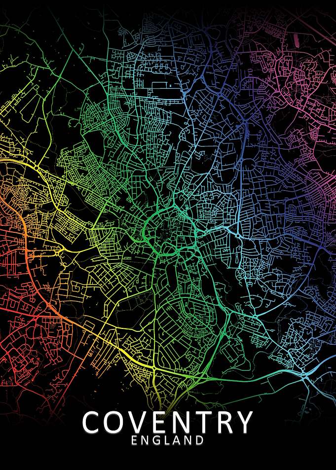 Coventry Rainbow City Map