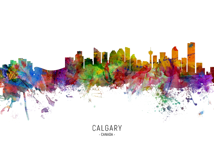 Calgary Canada Skyline