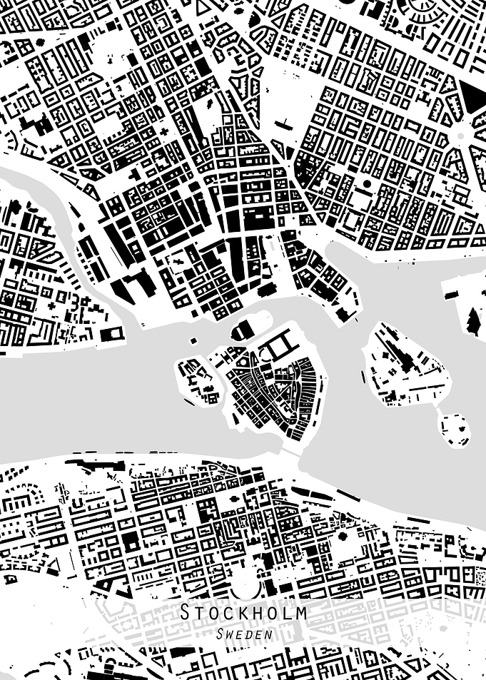 Stockholm city map