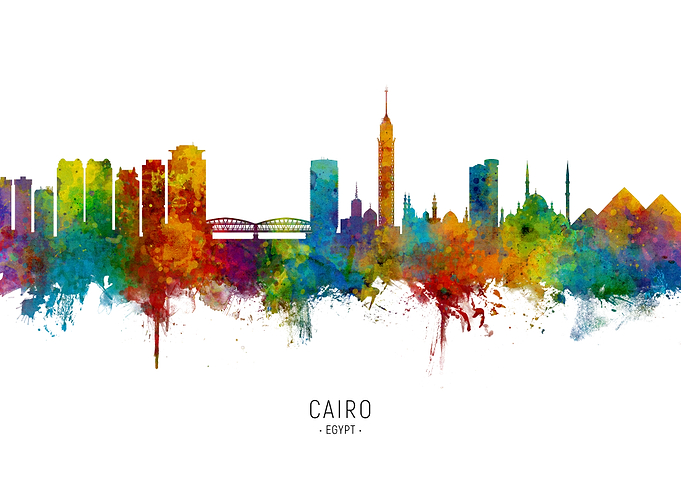 Cairo Egypt Skyline