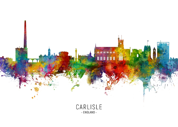 Carlisle England Skyline
