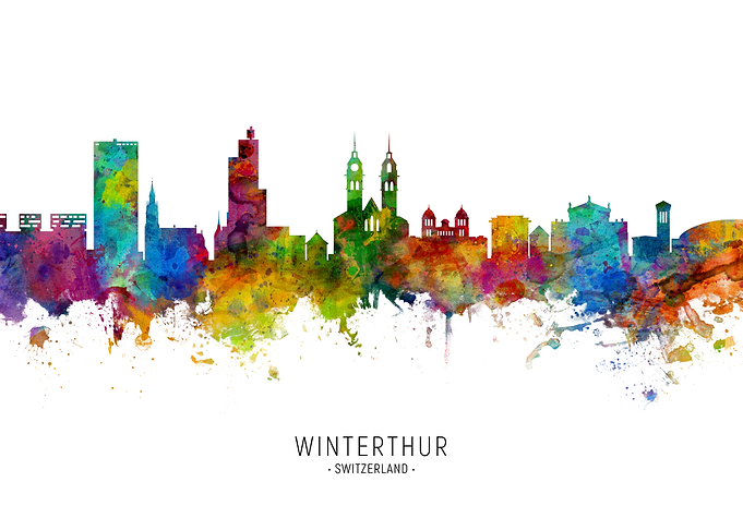Winterthur Skyline