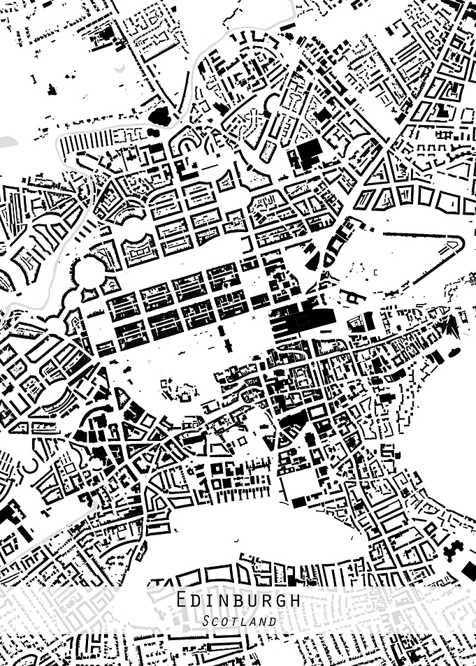 Edinburgh city map