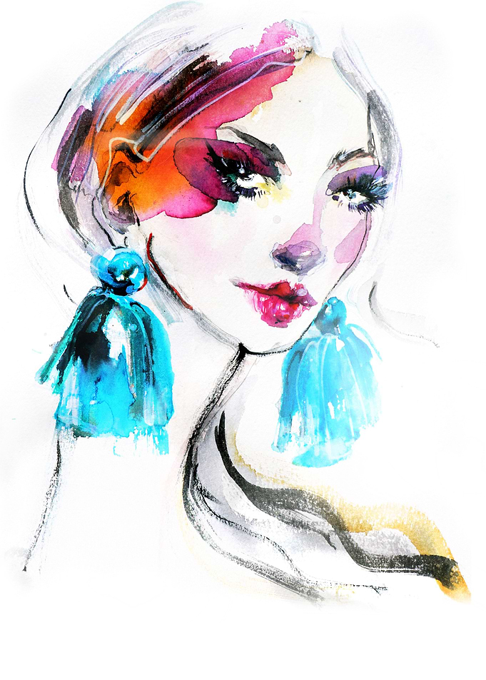 Tassel earrings fashion