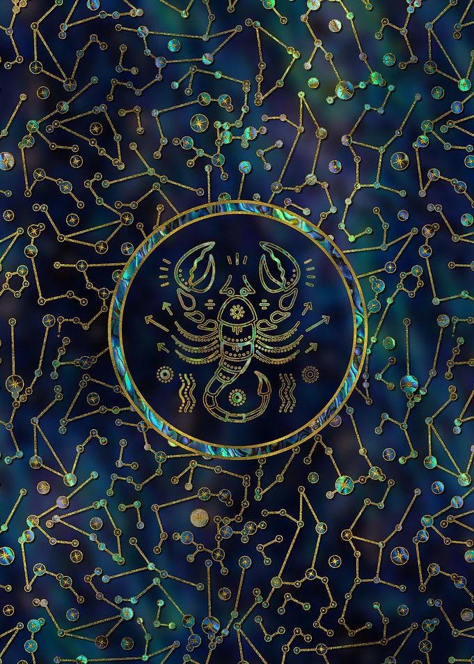 Scorpio Zodiac Gold