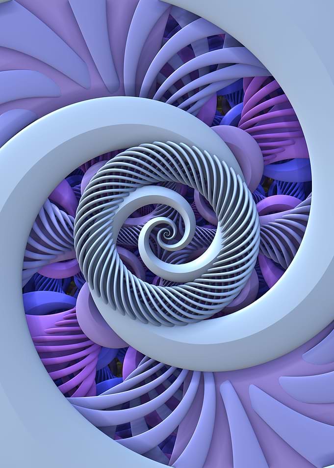 Blue Spiral