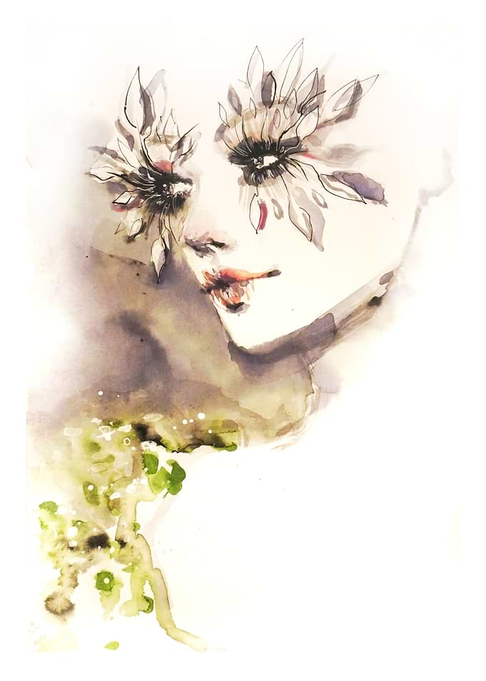 Feather lashes fashion