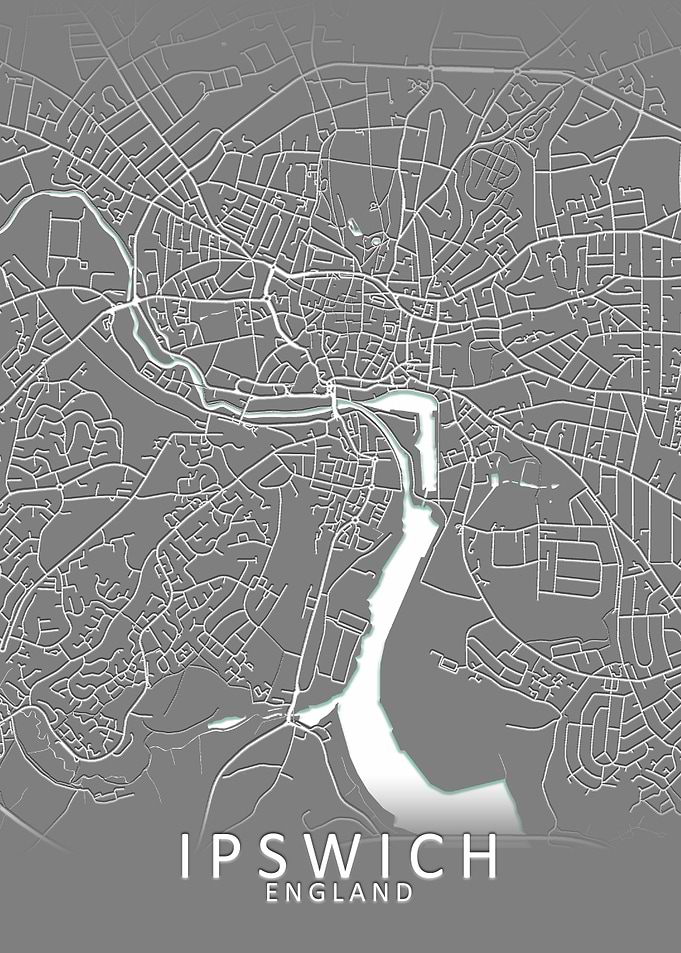 Ipswich Grey City map
