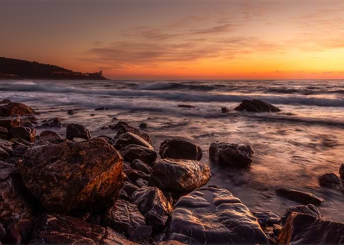 Winter sea